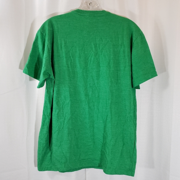 Large Brew City Green Shirt Black Graphic Tee w/ Bottle Opener - Picture 5 of 6